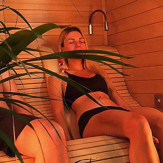 Parfloating med IR Sauna