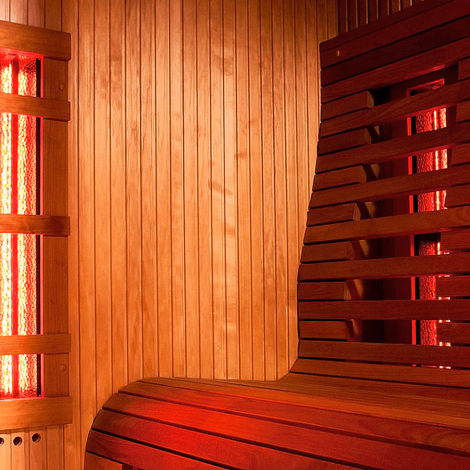 Massasje med IR Sauna