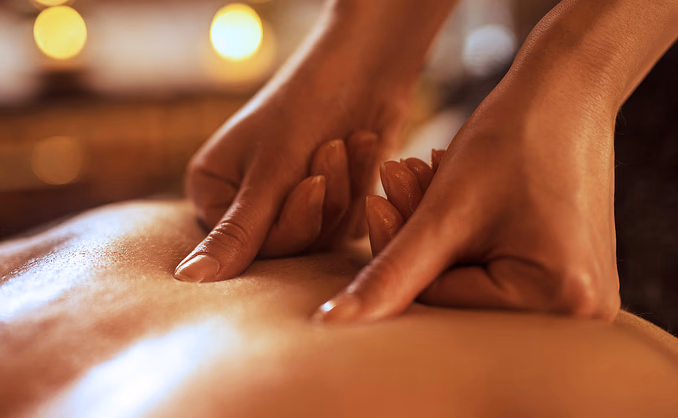 Massasje med IR Sauna