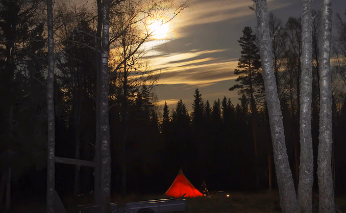 Overnatting i lavvo