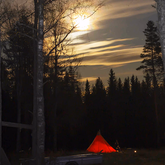 Overnatting i lavvo