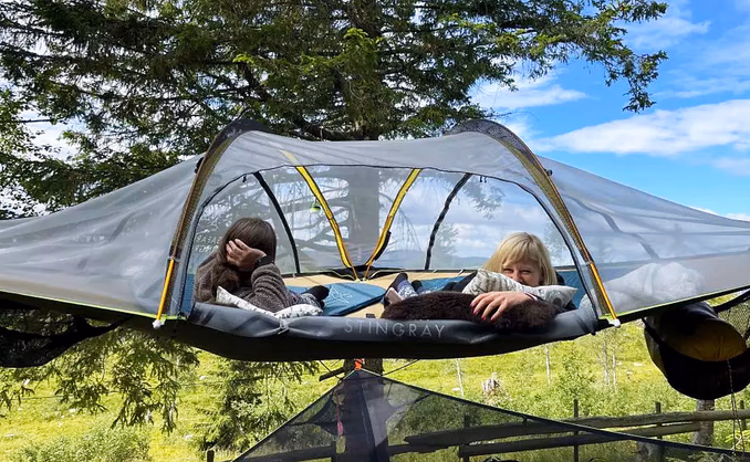 Sveveteltglamping