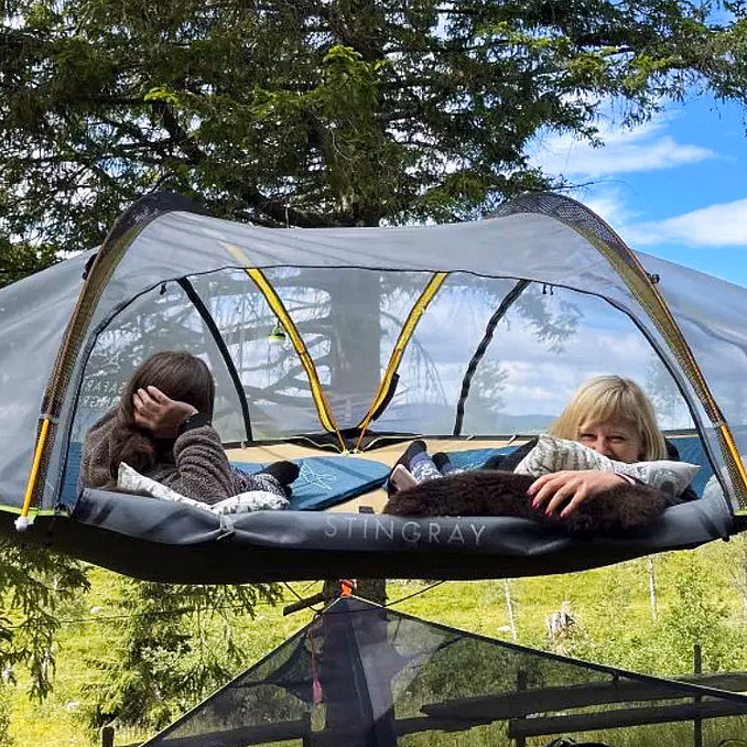 Sveveteltglamping