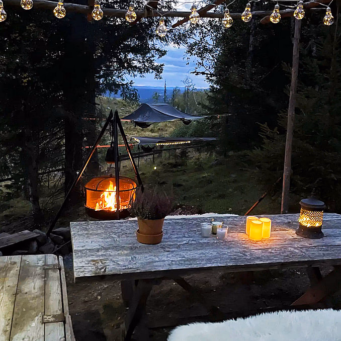 Sveveteltglamping