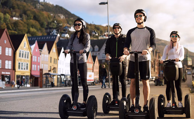 Segway by night