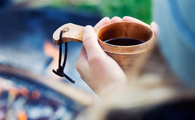 Svevetelt med gapahuk og grill