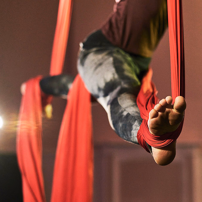 Aerial silks for to