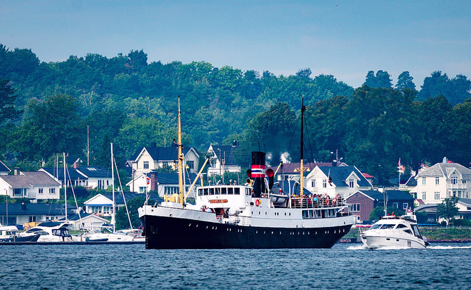 Cruisetur med dampskip