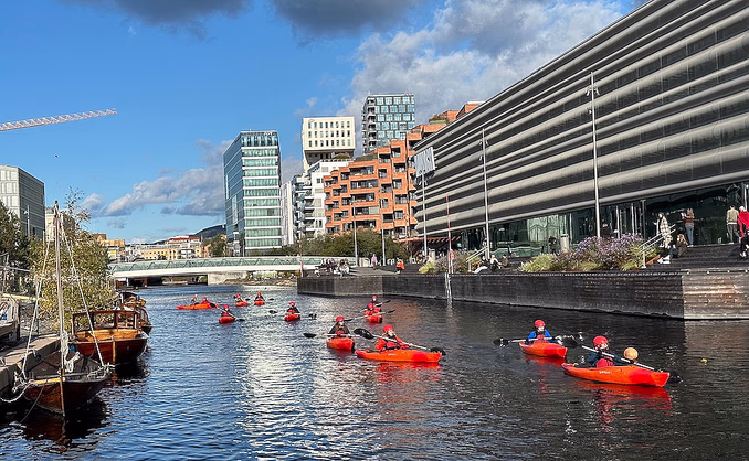 Elvepadling i Akerselva