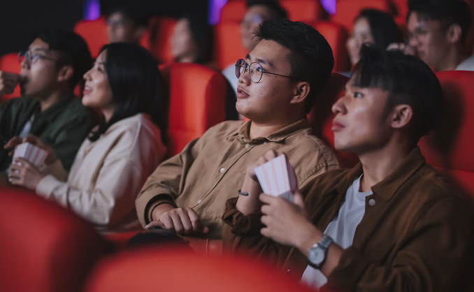 Kino med popcorn og brus