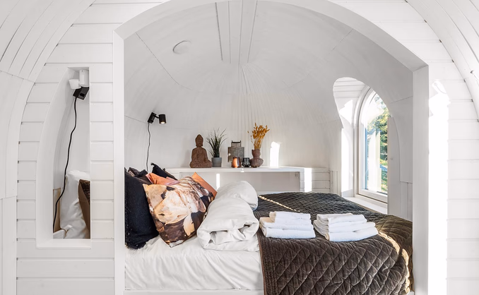 Overnatting i Igloohut