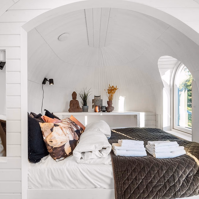 Overnatting i Igloohut