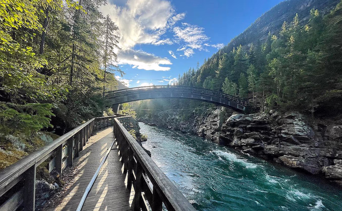 Sjoa elektrisk sykkeltur