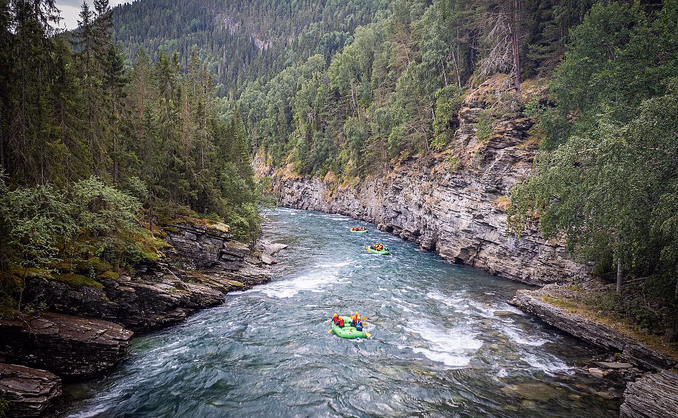 Sjoa whitewater rafting