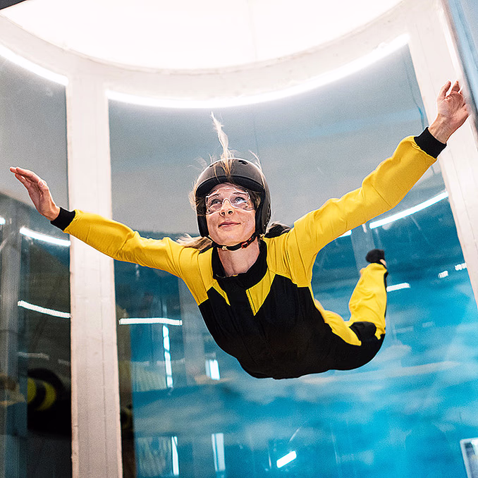 Indoor skydive