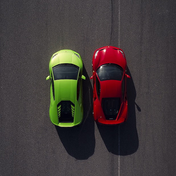 Kjør Lamborghini & Ferrari på racerbane