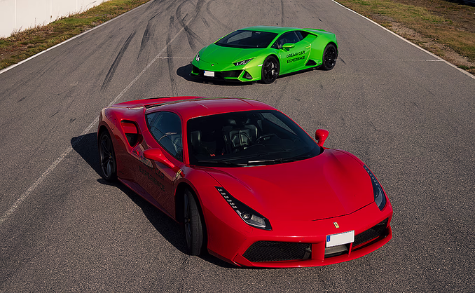 Kjør Lamborghini & Ferrari på racerbane