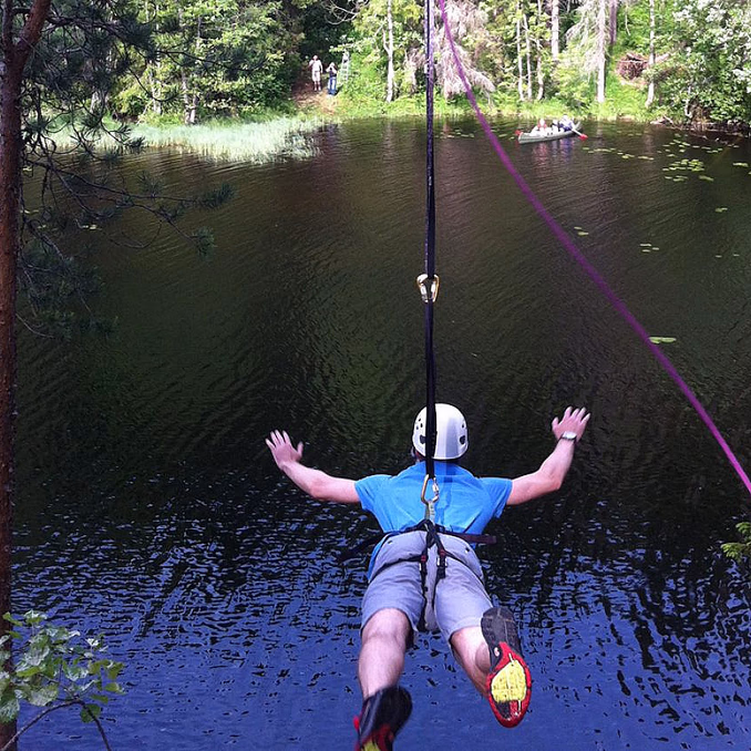 Zipline i Nordmarka