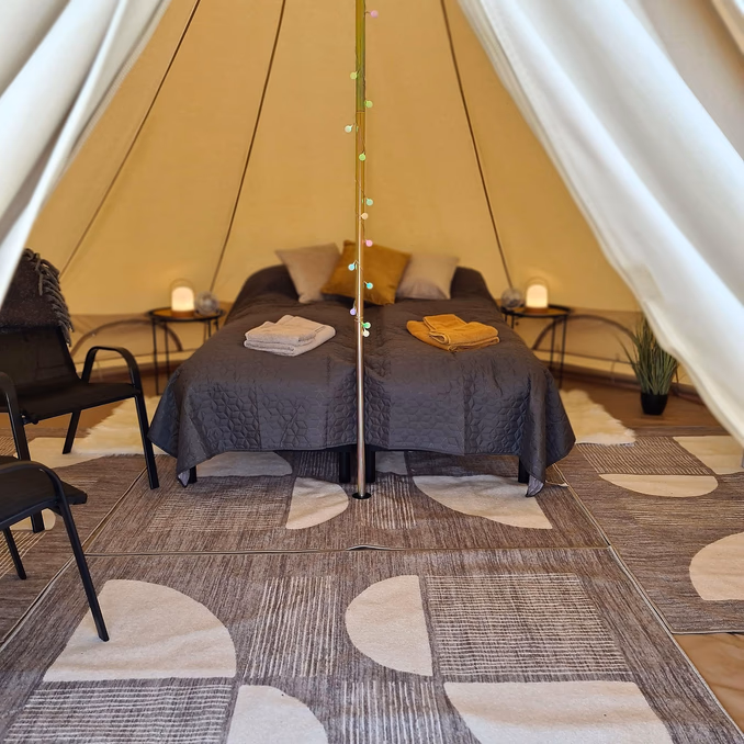 Glamping & alpakkavandring