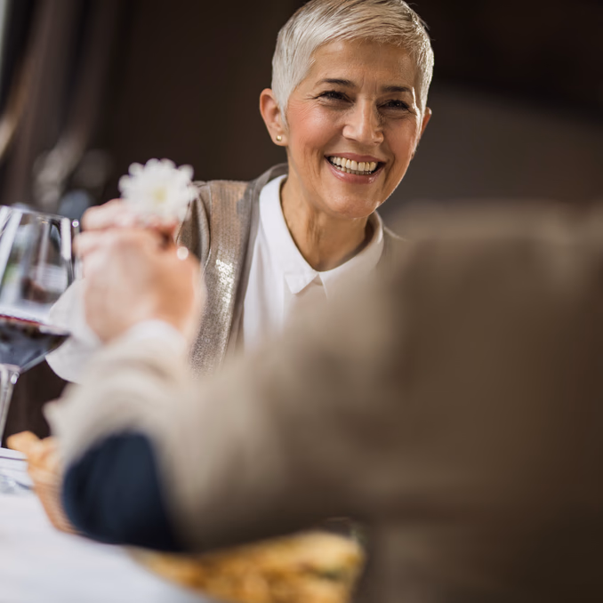 Restaurantbesøk for to