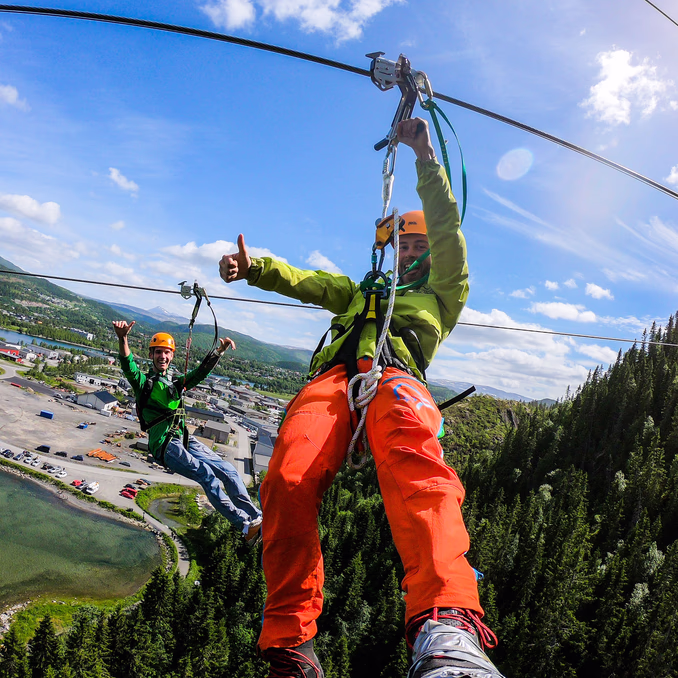 Via Ferrata og Zipline