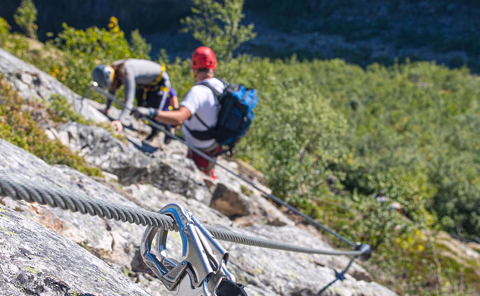 Via Ferrata og Zipline