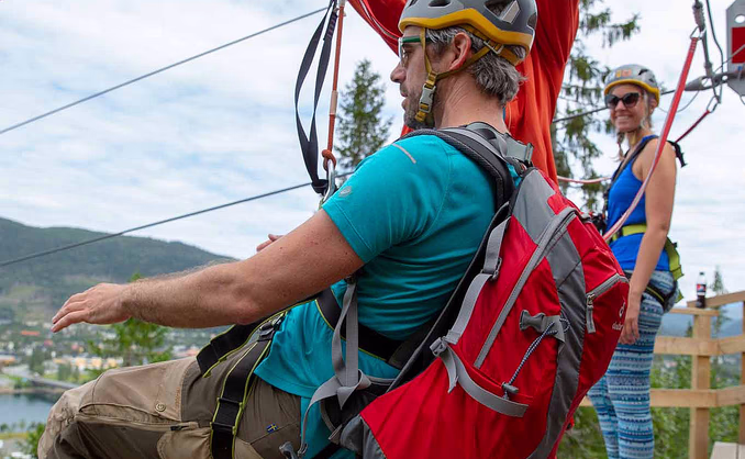 Via Ferrata og Zipline