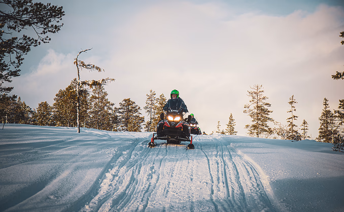 Snøscootersafari heldag