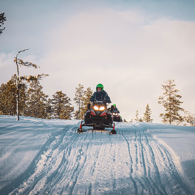 Snøscootersafari heldag