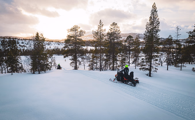 Snøscootersafari heldag