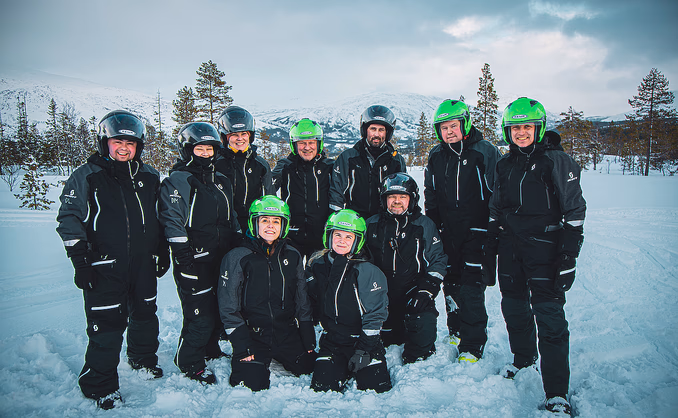 Snøscootersafari heldag