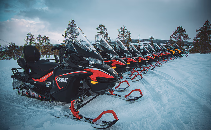 Snøscootersafari heldag