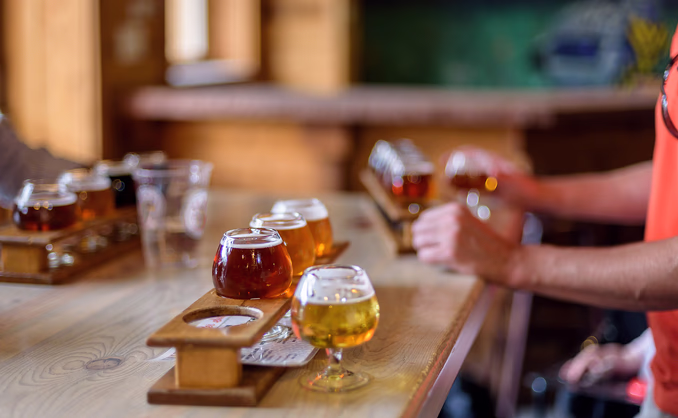 Nøgne Ø ølsmaking og bryggeriomvisning