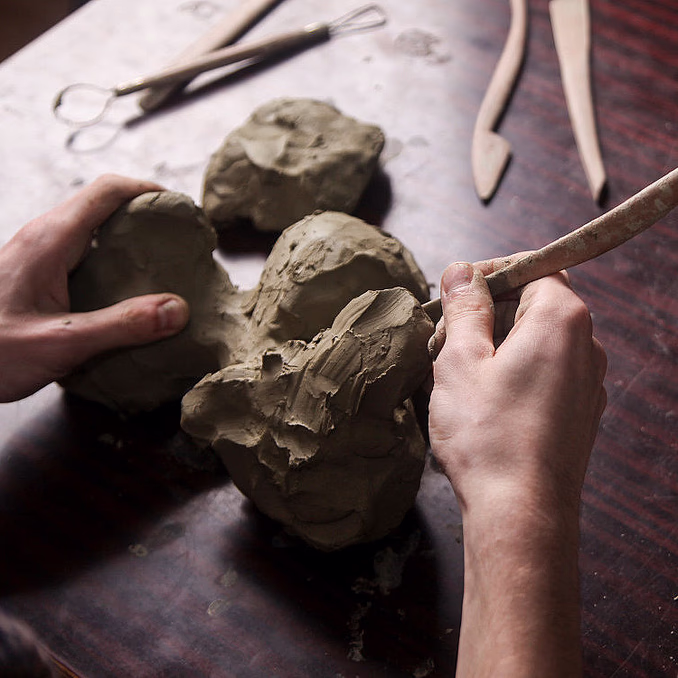 Keramikkurs i å lage lampefot