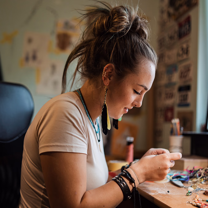 Smykkekurs i å lage egne smykker