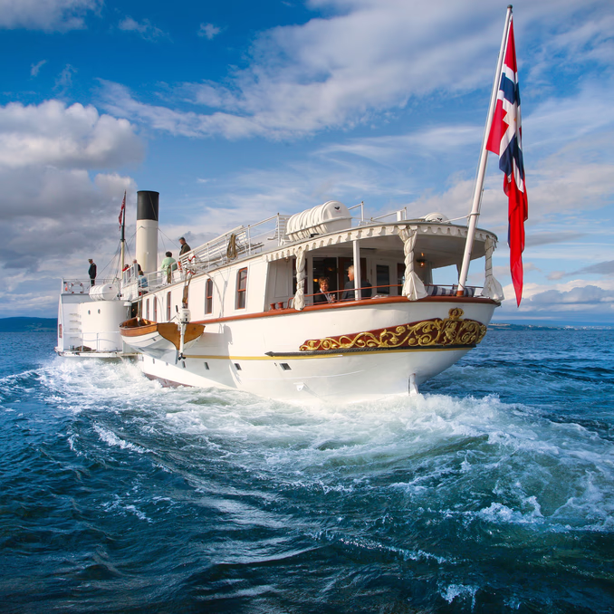 Hjuldamper med middag