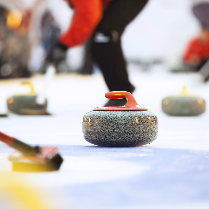 Curling med instruktør