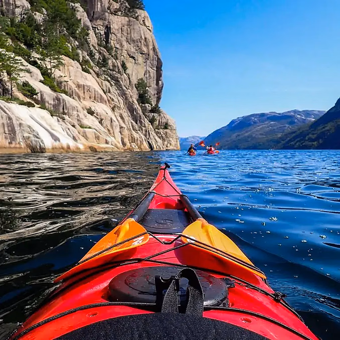 Lysefjorden guidet kajakktur