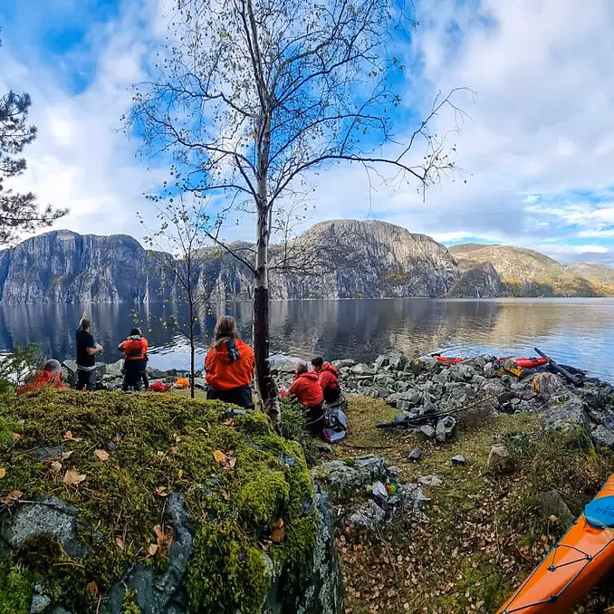 Lysefjorden guidet kajakktur