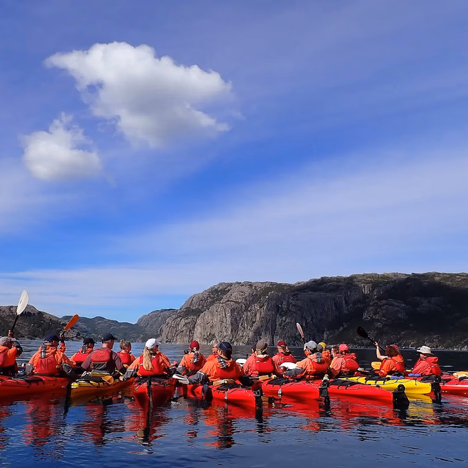 Lysefjorden guidet kajakktur