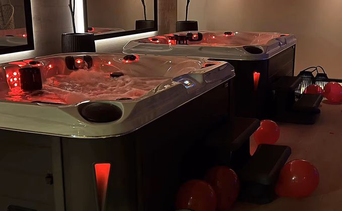 Spa, jacuzzi & badstue for to