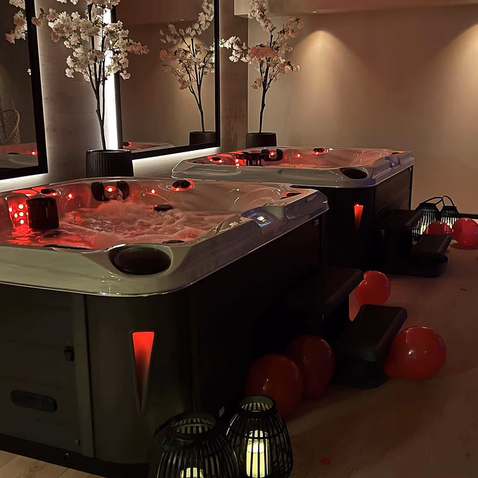 Spa, jacuzzi & badstue for to