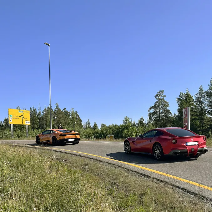Kjør Ferrari & Lamborghini