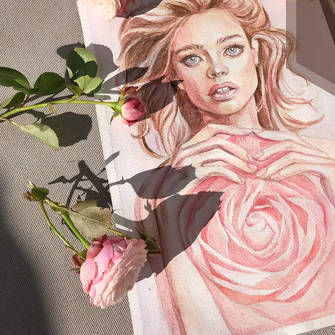 Oljemaling med kunstner x 3