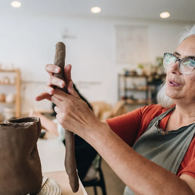 Keramikkurs i å lage vase