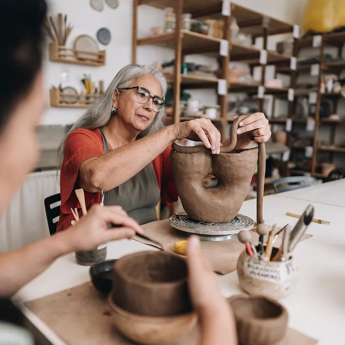 Keramikkurs i å lage vase