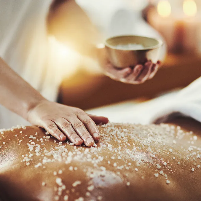 Spa, jacuzzi, badstue & kroppsskrubb