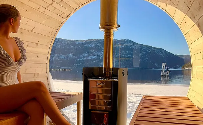 Hyttetur med vedfyrt sauna