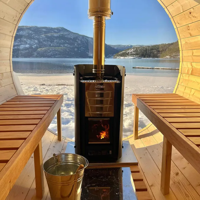 Hyttetur med vedfyrt sauna