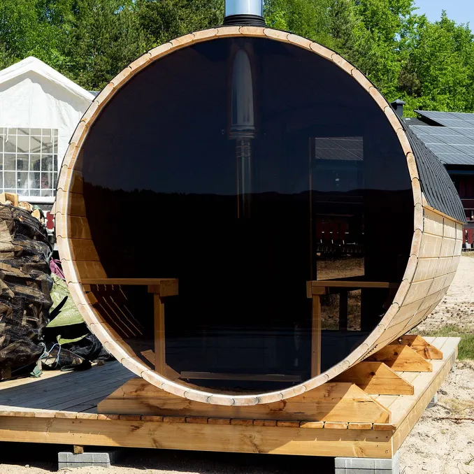 Hyttetur med vedfyrt sauna